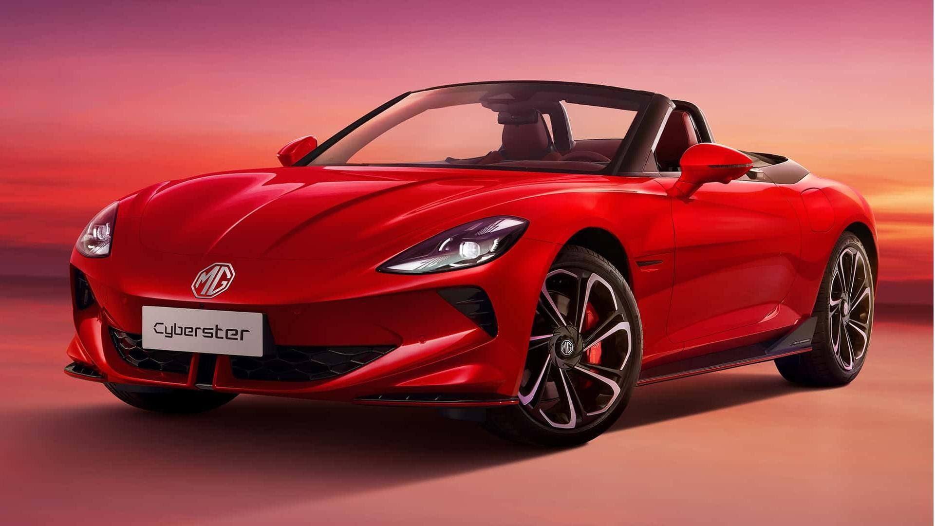 MG Motor reveals technical specifications of its Cyberster roadster