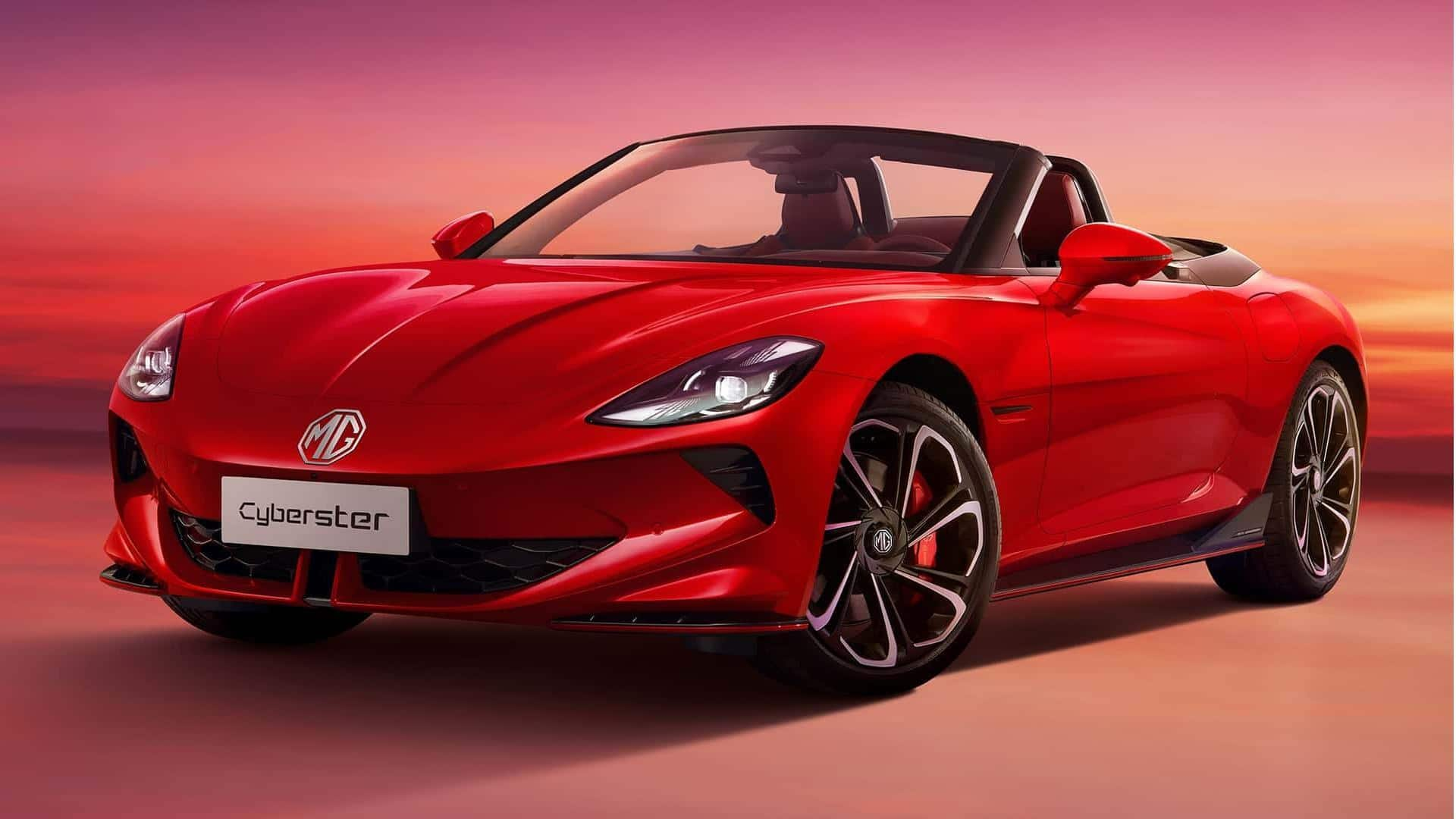 MG Motor reveals technical specifications of its Cyberster roadster