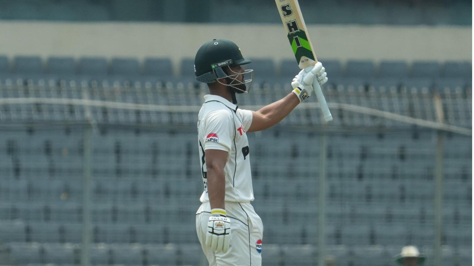 Pakistan's Abdullah Fazal slams 60 vs Bangladesh on Test debut 