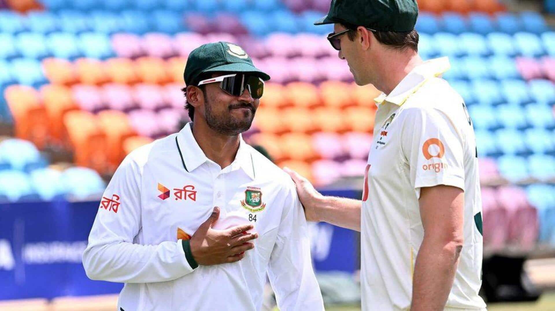 'Well prepared': Bangladesh captain expresses confidence ahead of Australia Tests