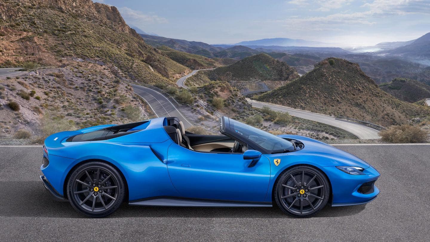 Ferrari 296 GTS debuts as an open-top, mid-engine hybrid supercar