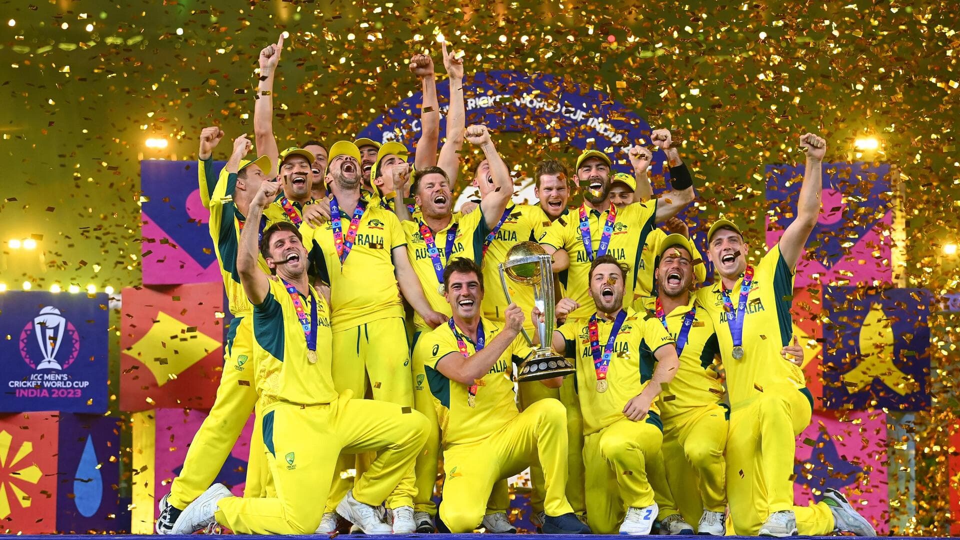 Australia beat India to win record-extending sixth World Cup title