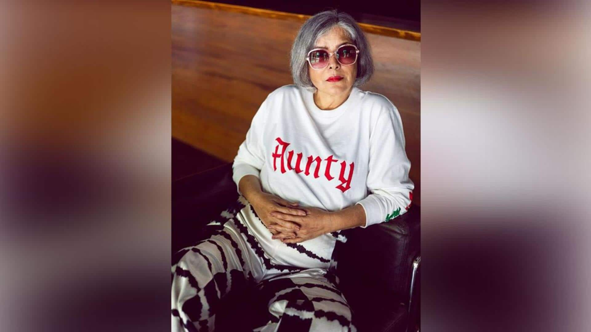 'I'm a proud aunty!': Zeenat Aman declares to the world