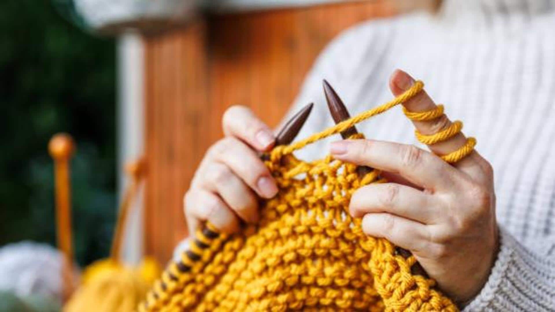 How knitting can help reduce stress