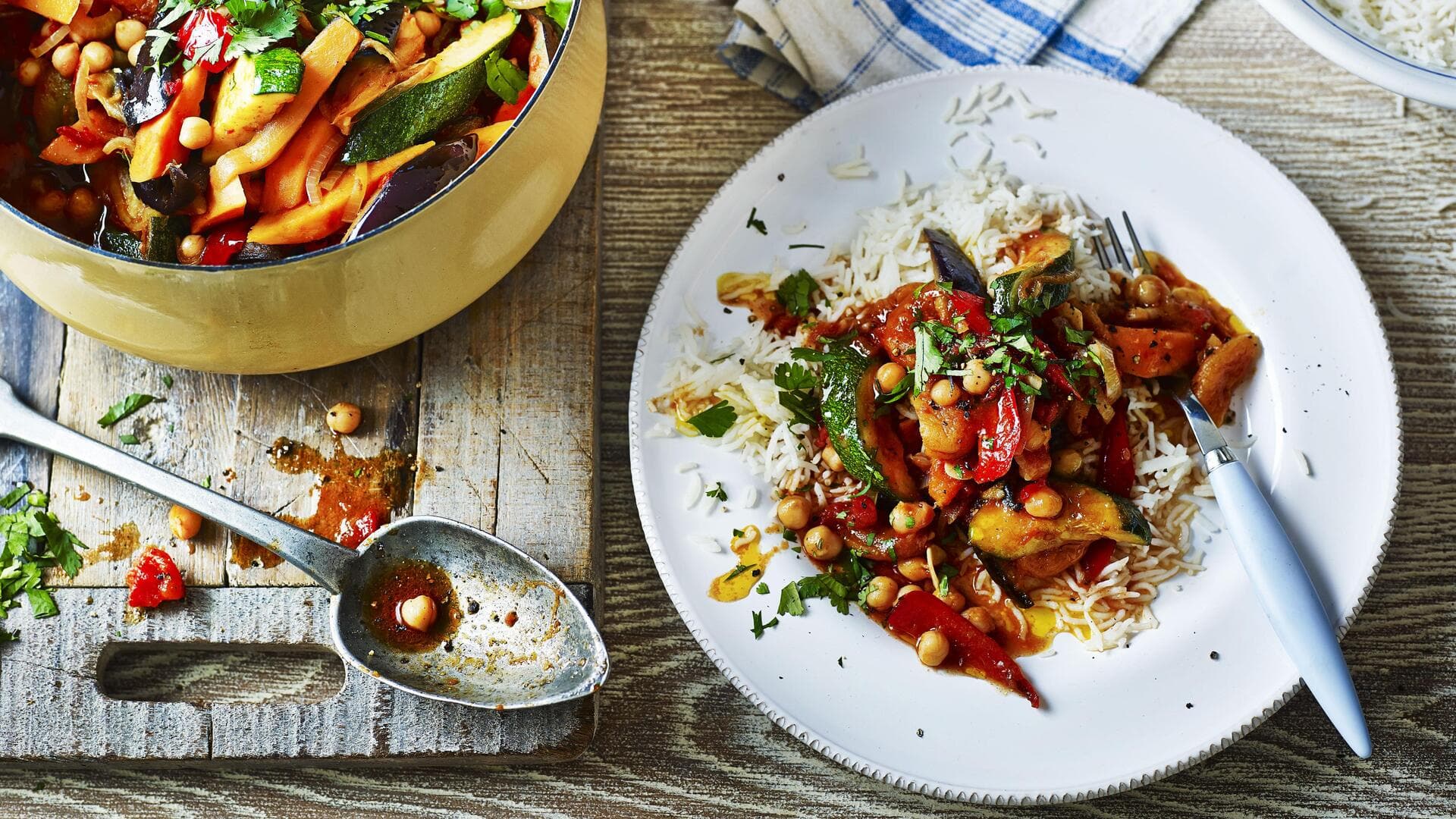 Try this Moroccan spiced veggie tagine recipe