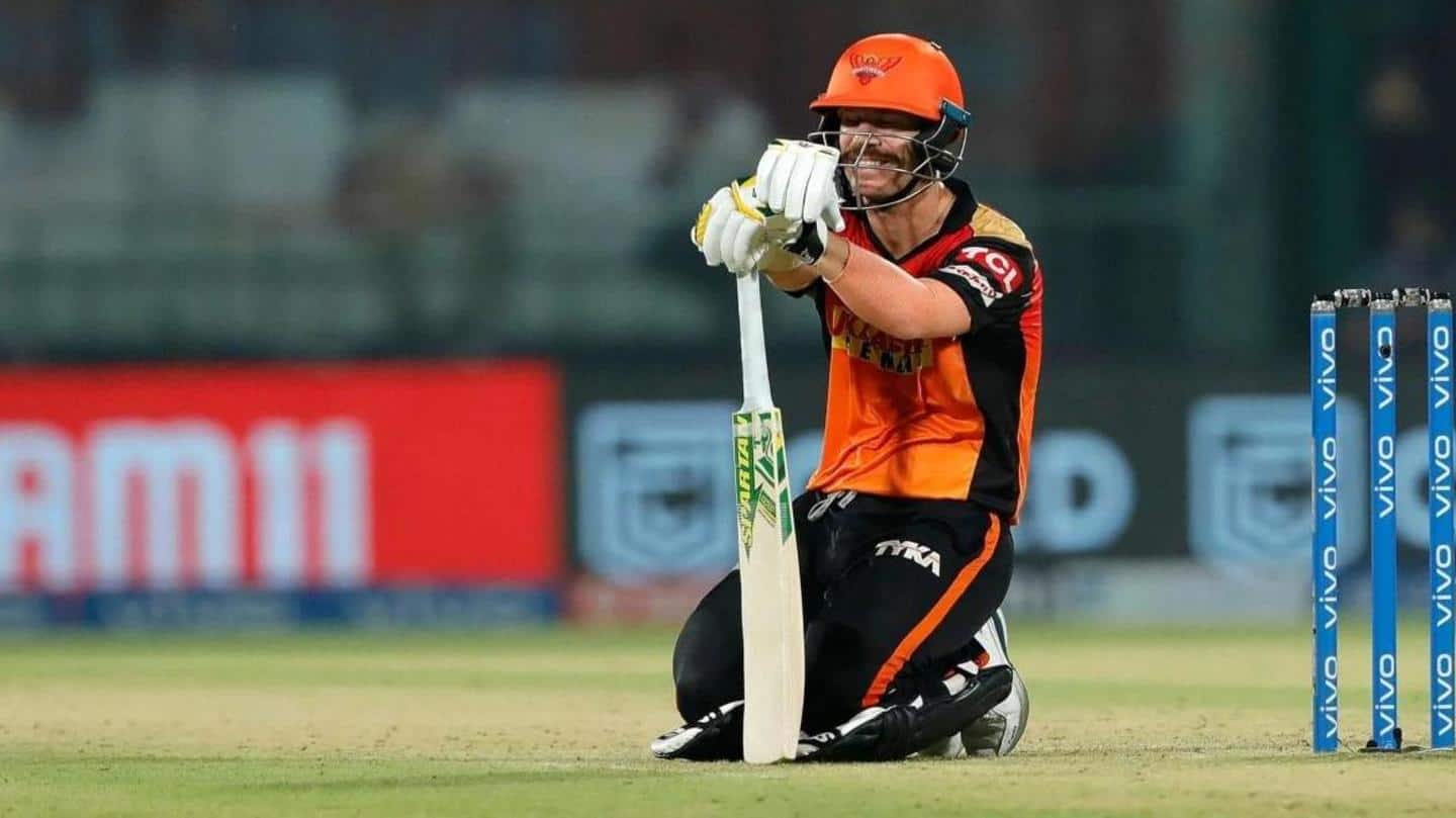 Warner was dropped as SRH's skipper midway in IPL 2021 Warner was dropped as SRH's skipper midway in IPL 2021