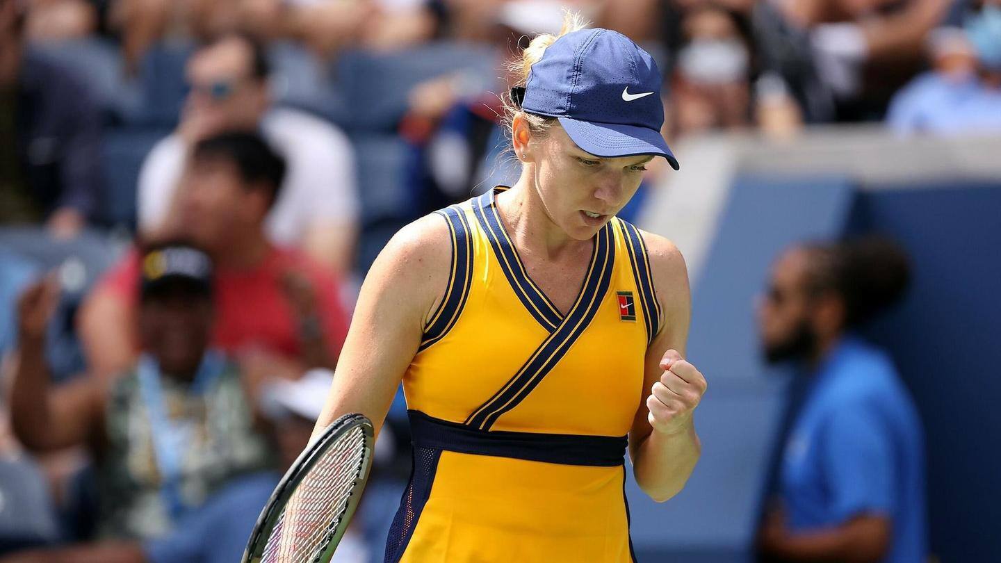 Halep overcomes Rybakina to advance Halep overcomes Rybakina to advance