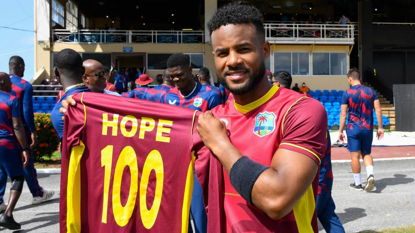 Shai Hope attains a majestic feat in his 100th ODI