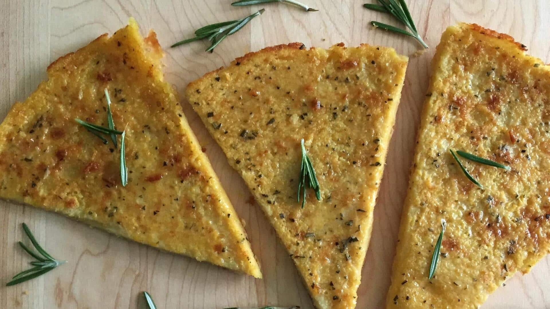 Check out this Italian vegan farinata flatbread tutorial