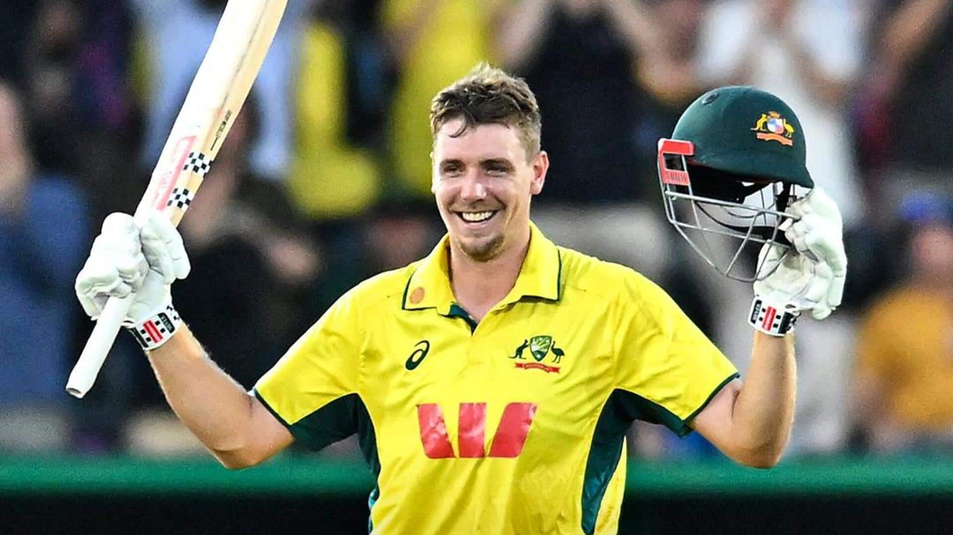 Cameron Green slams second-fastest hundred for Australia in ODIs: Stats Cameron Green slams second-fastest hundred for Australia in ODIs: Stats
