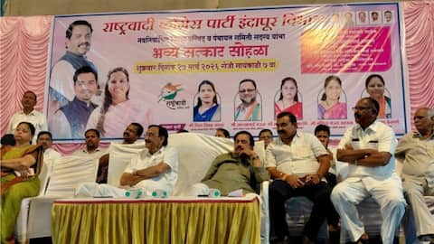 Raigad event poster omits late Ajit Pawar and Sunetra Pawar