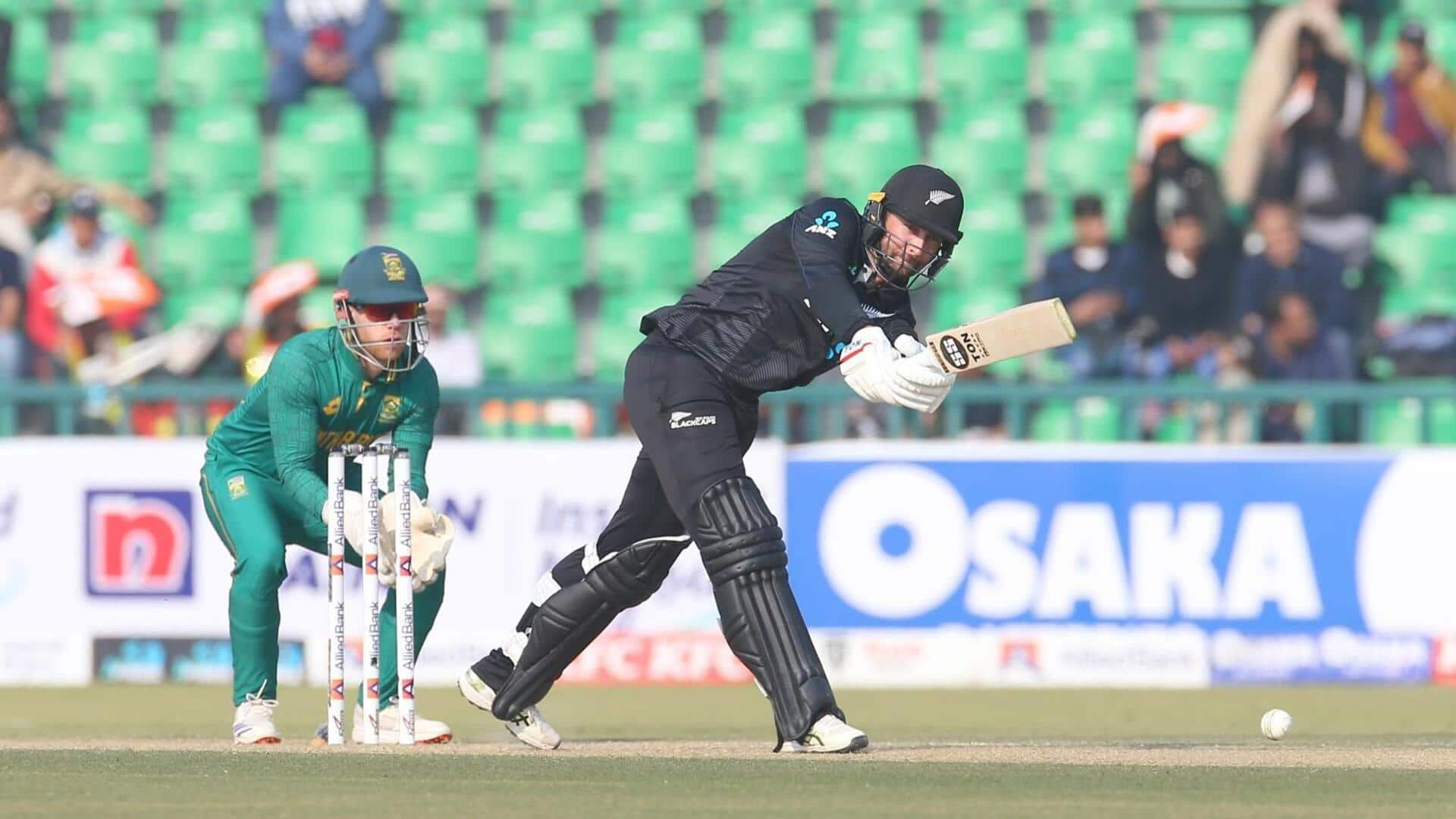 Devon Conway slams his fourth ODI half-century: Key stats