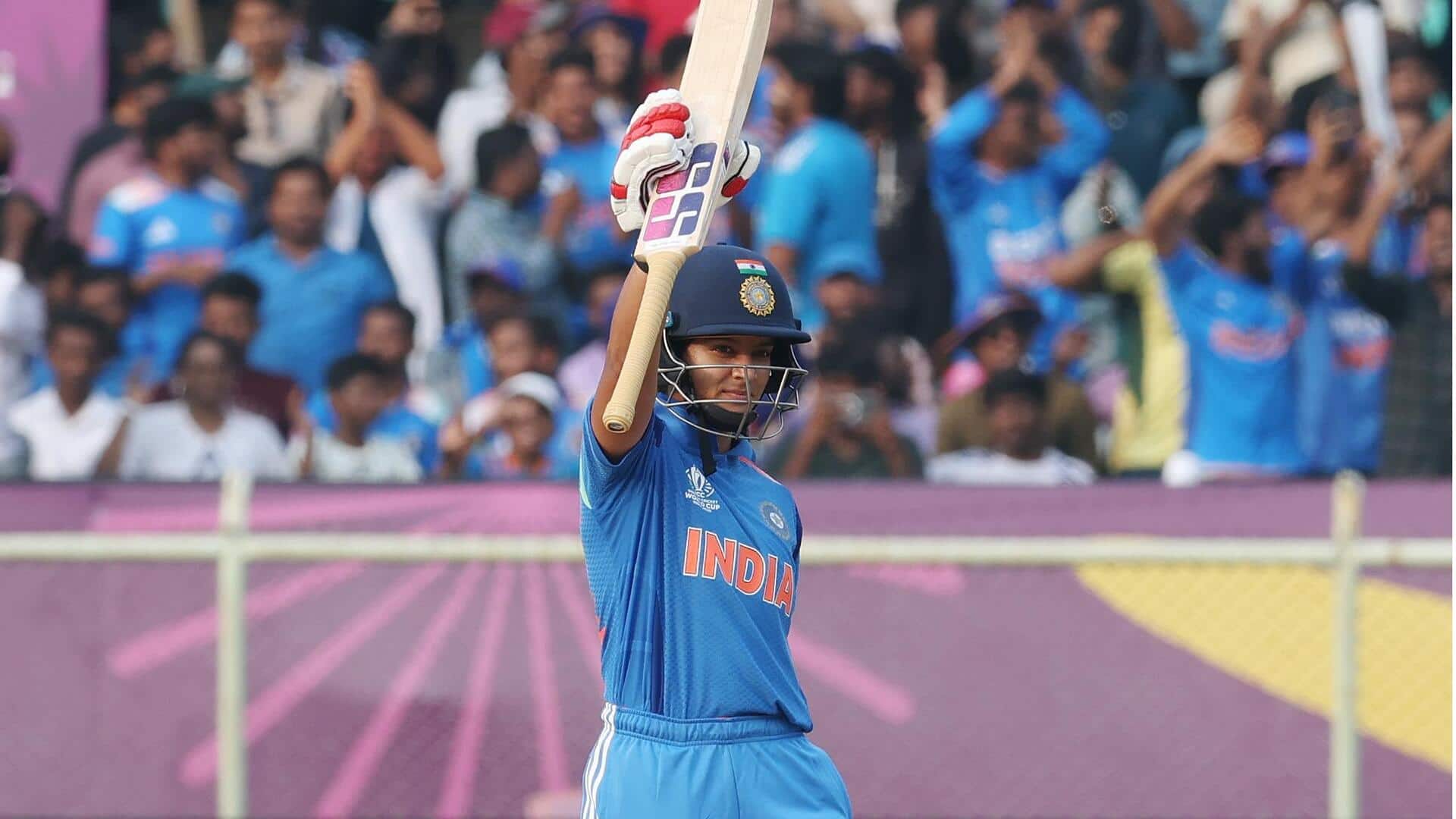 Pratika Rawal slams her maiden Women's World Cup half-century: Stats 