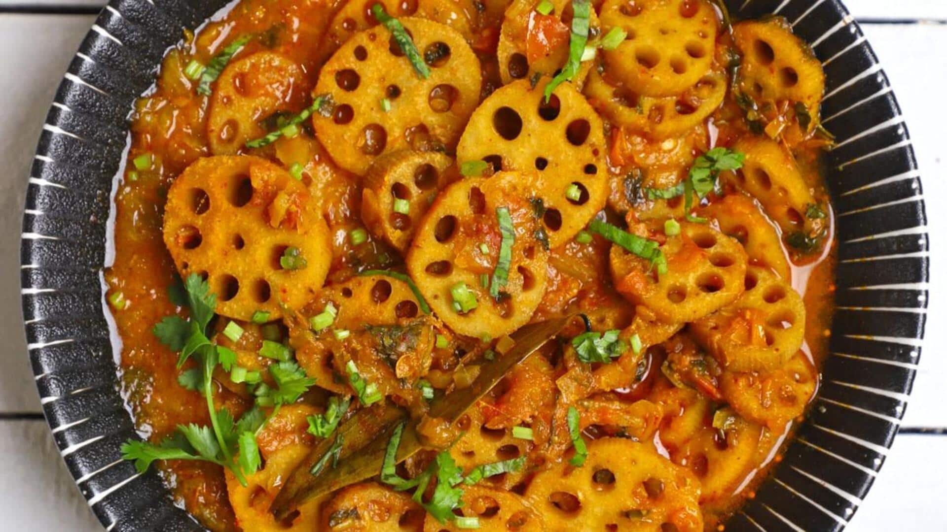 Pair lotus stems with coriander seeds for a surprise meal  