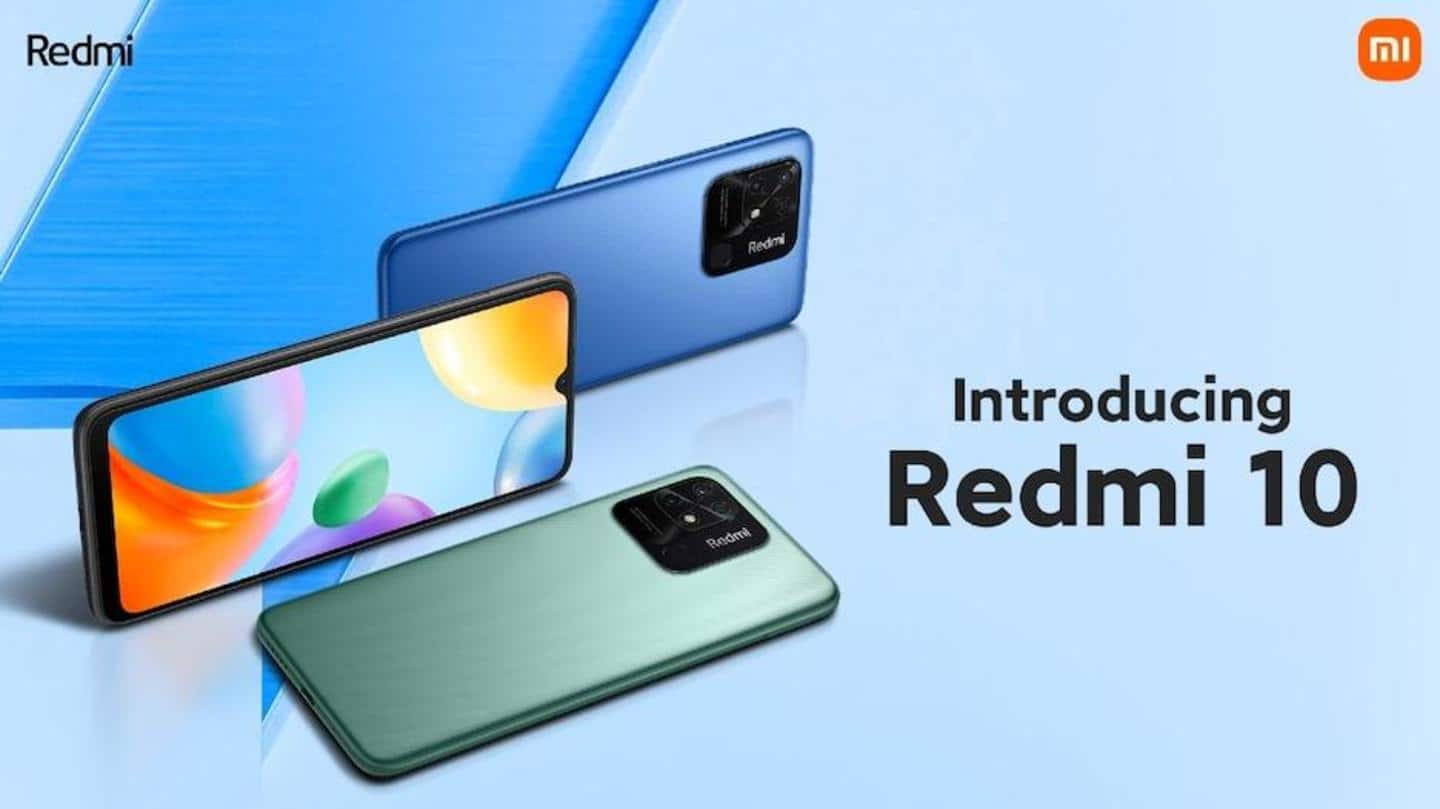 Redmi 10 launched in India at Rs. 11,000: Check features