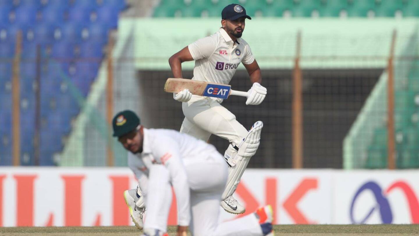 Shreyas Iyer slams fourth Test fifty, completes 500 runs