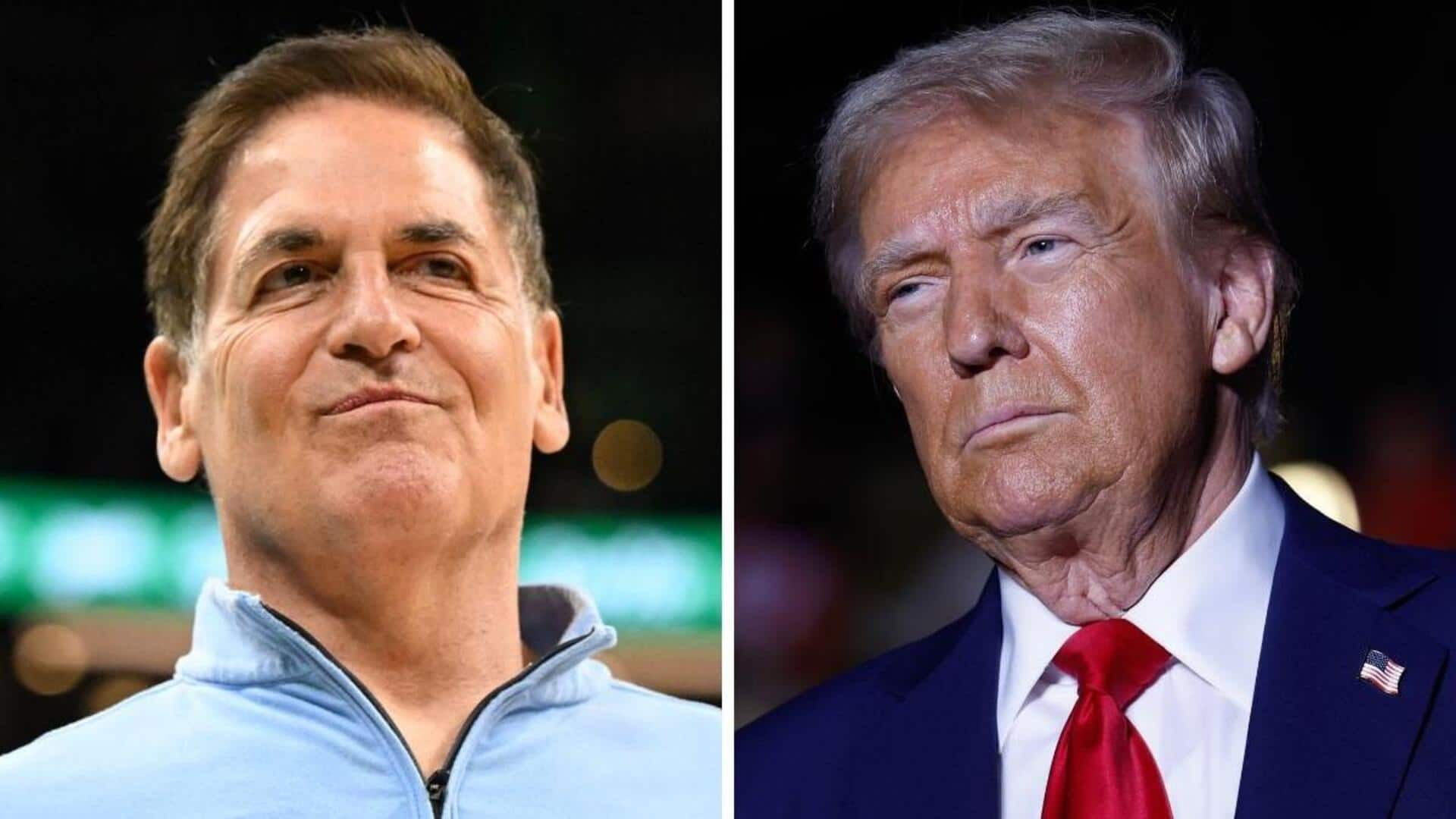 Mark Cuban congratulates Donald Trump on his historic win