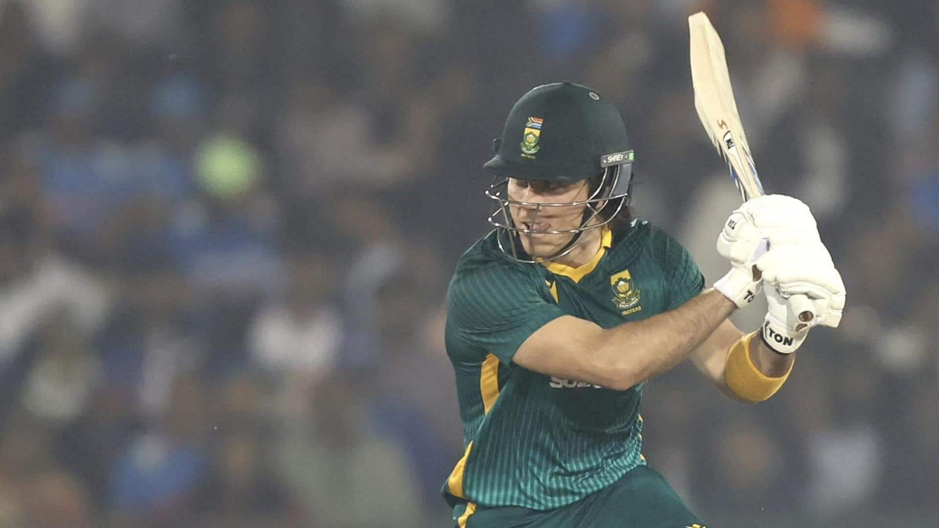 2nd ODI, Dewald Brevis shines with 54 versus India: Stats