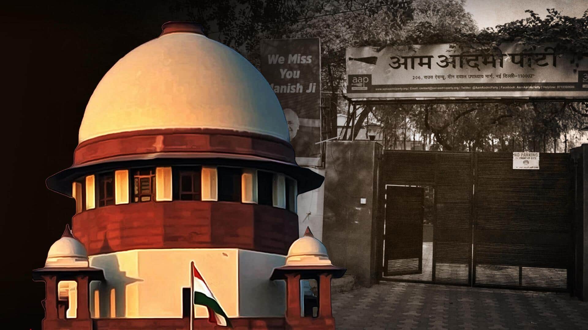 Supreme Court extends deadline for AAP to vacate Delhi office 