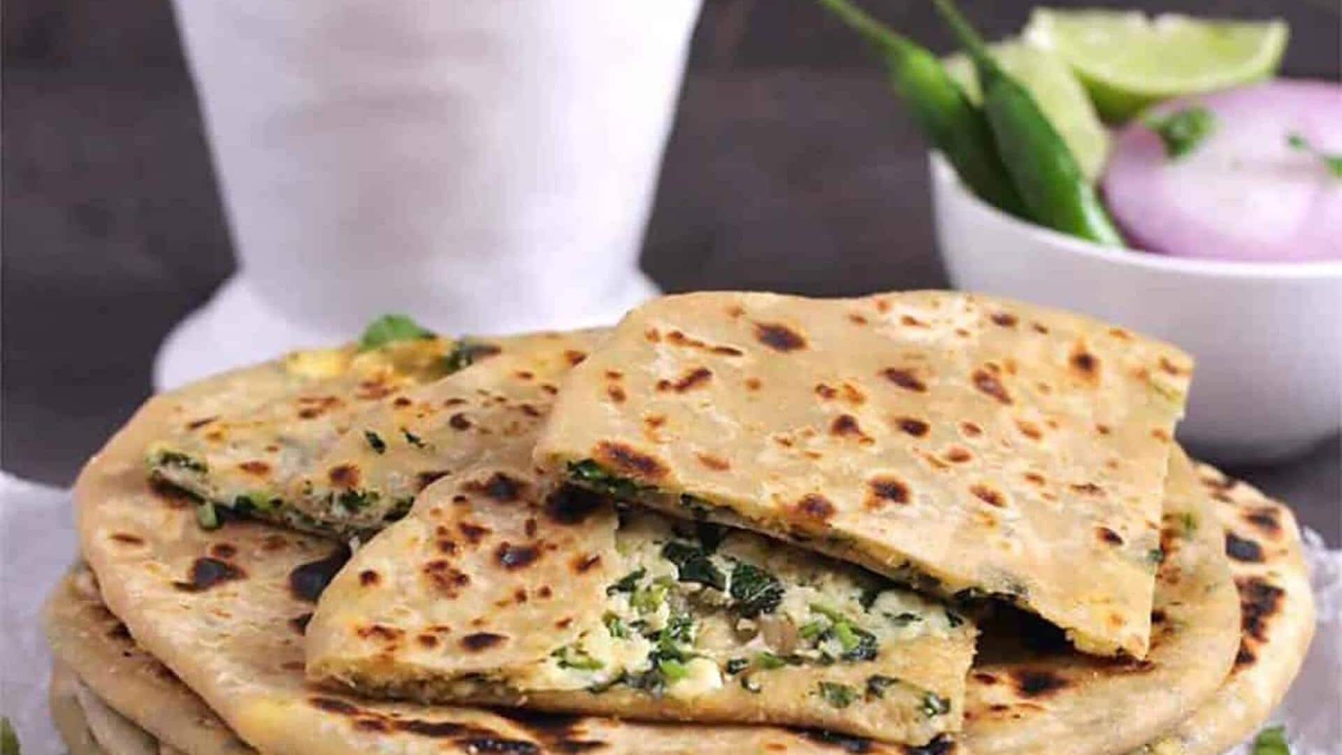 How to make paneer paratha at home