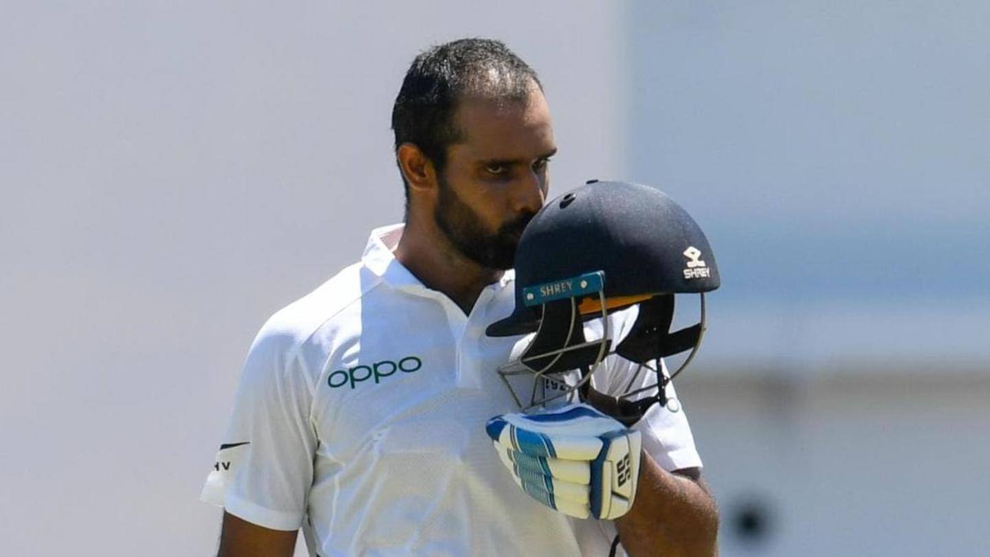 Hanuma Vihari was earlier included Hanuma Vihari was earlier included