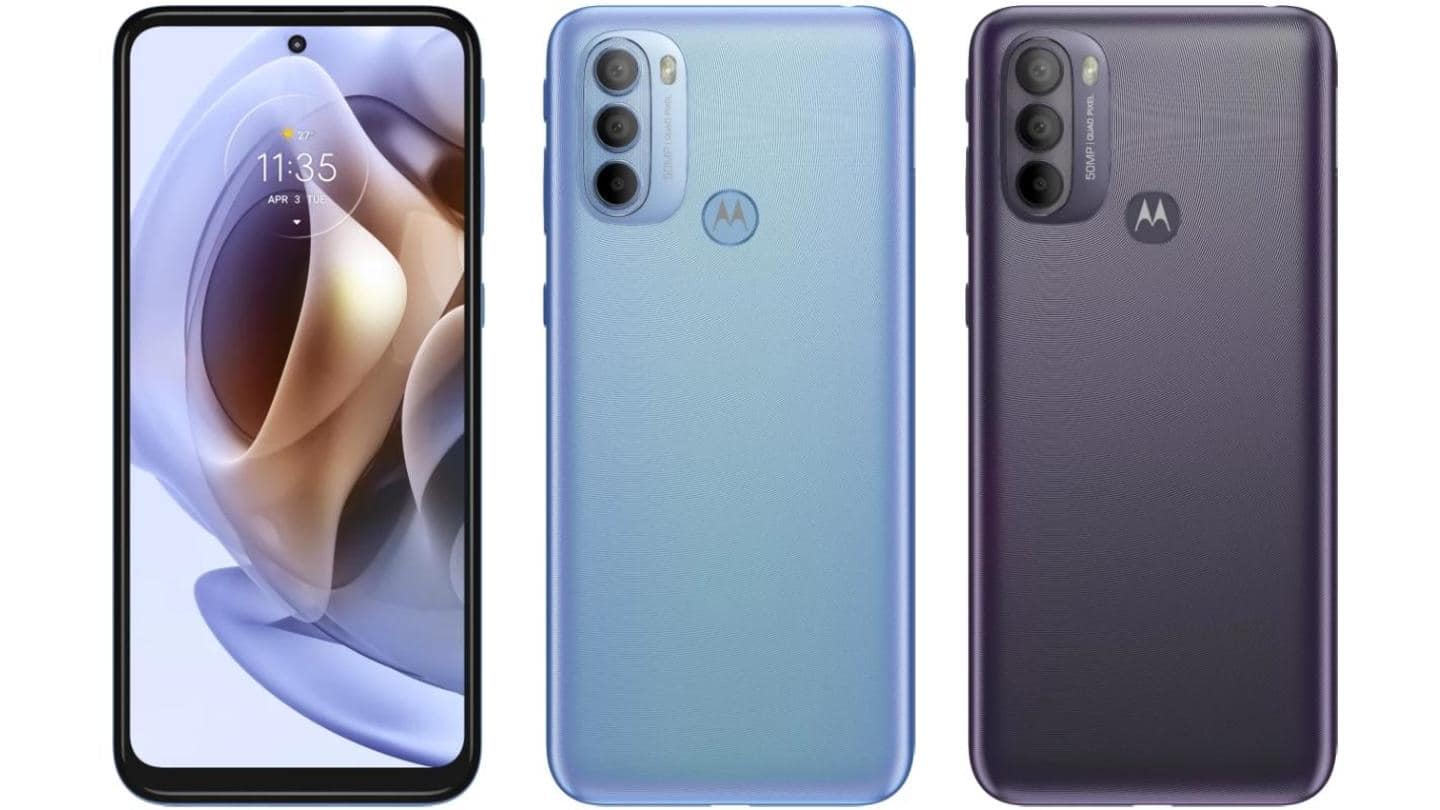 The phone has a Full-HD+ display The phone has a Full-HD+ display