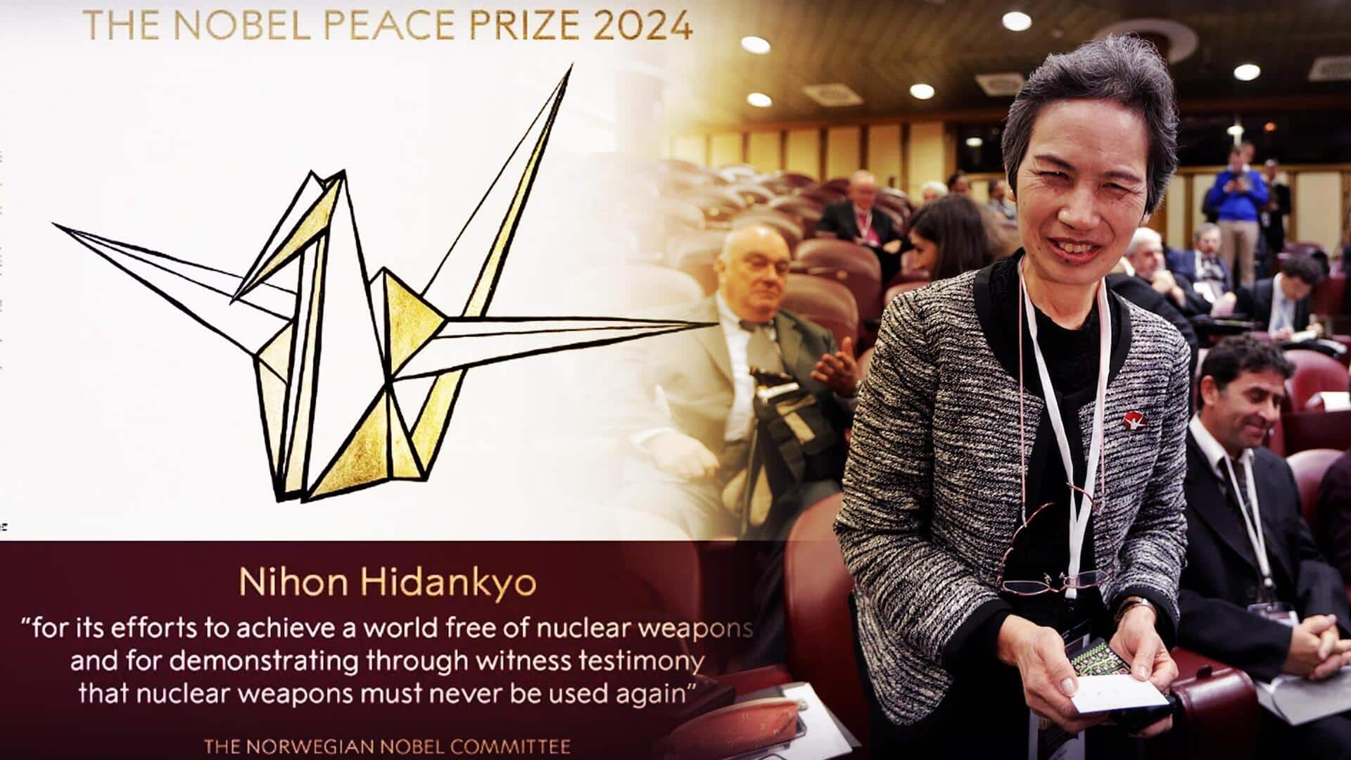 Japanese organization Nihon Hidankyo wins Nobel Peace Prize 2024