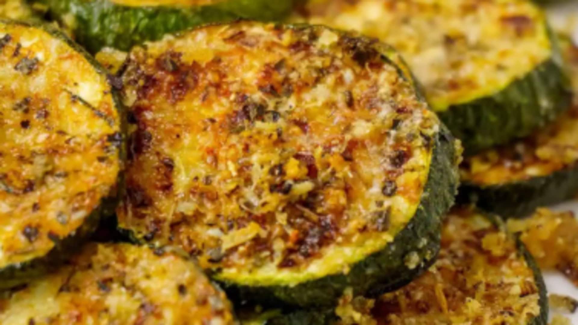 Ditch the chips; try baked zucchini instead Ditch the chips; try baked zucchini instead