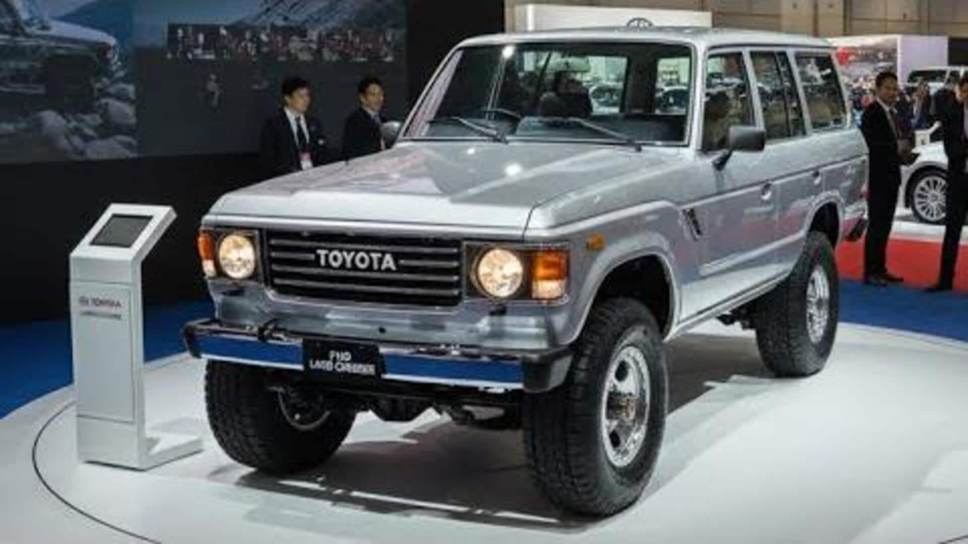Toyota's latest SUV concept mates retro body with V6 engine Toyota's latest SUV concept mates retro body with V6 engine