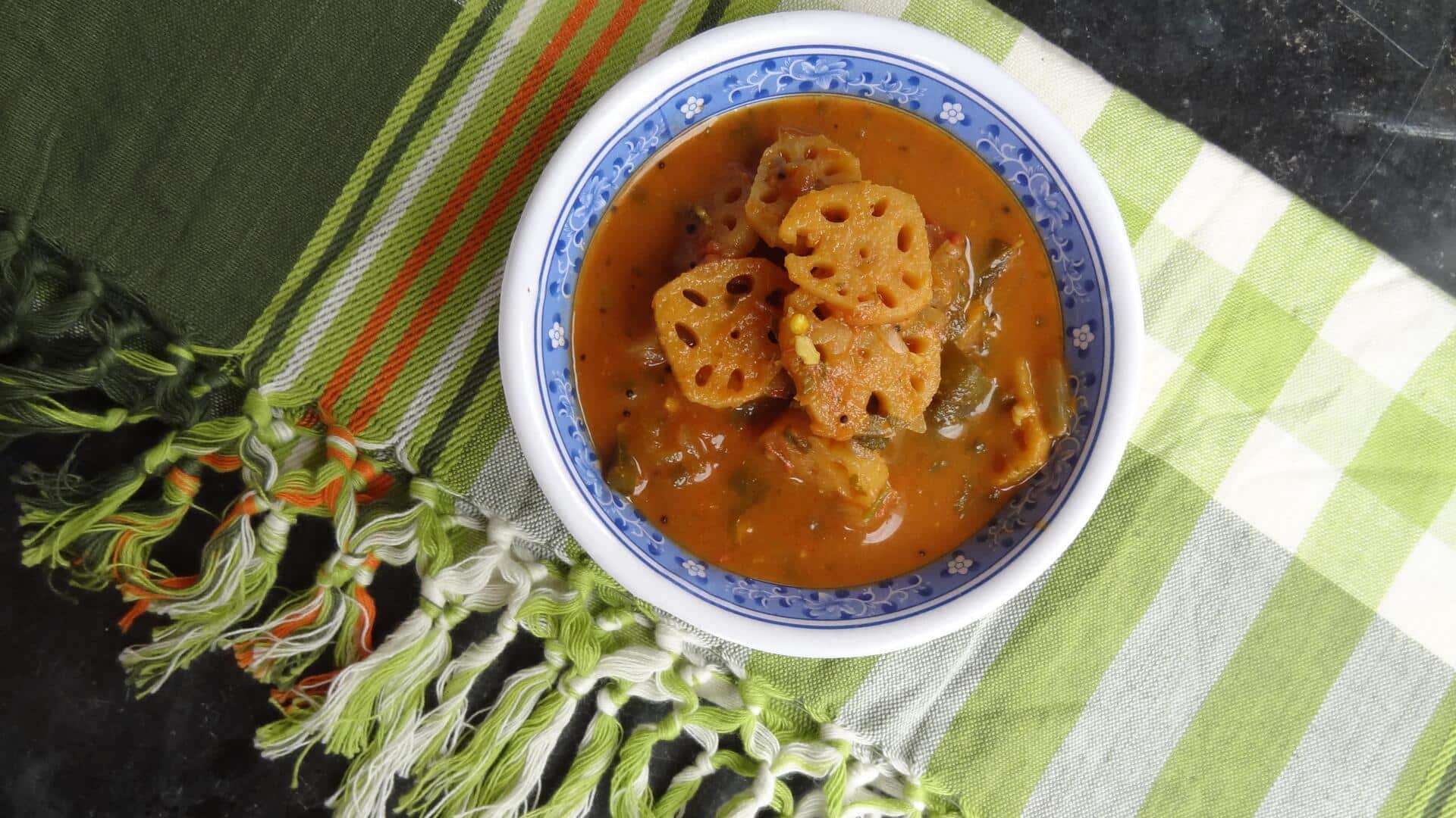 Jaggery + lotus stem: A vegetarian combo you'll love