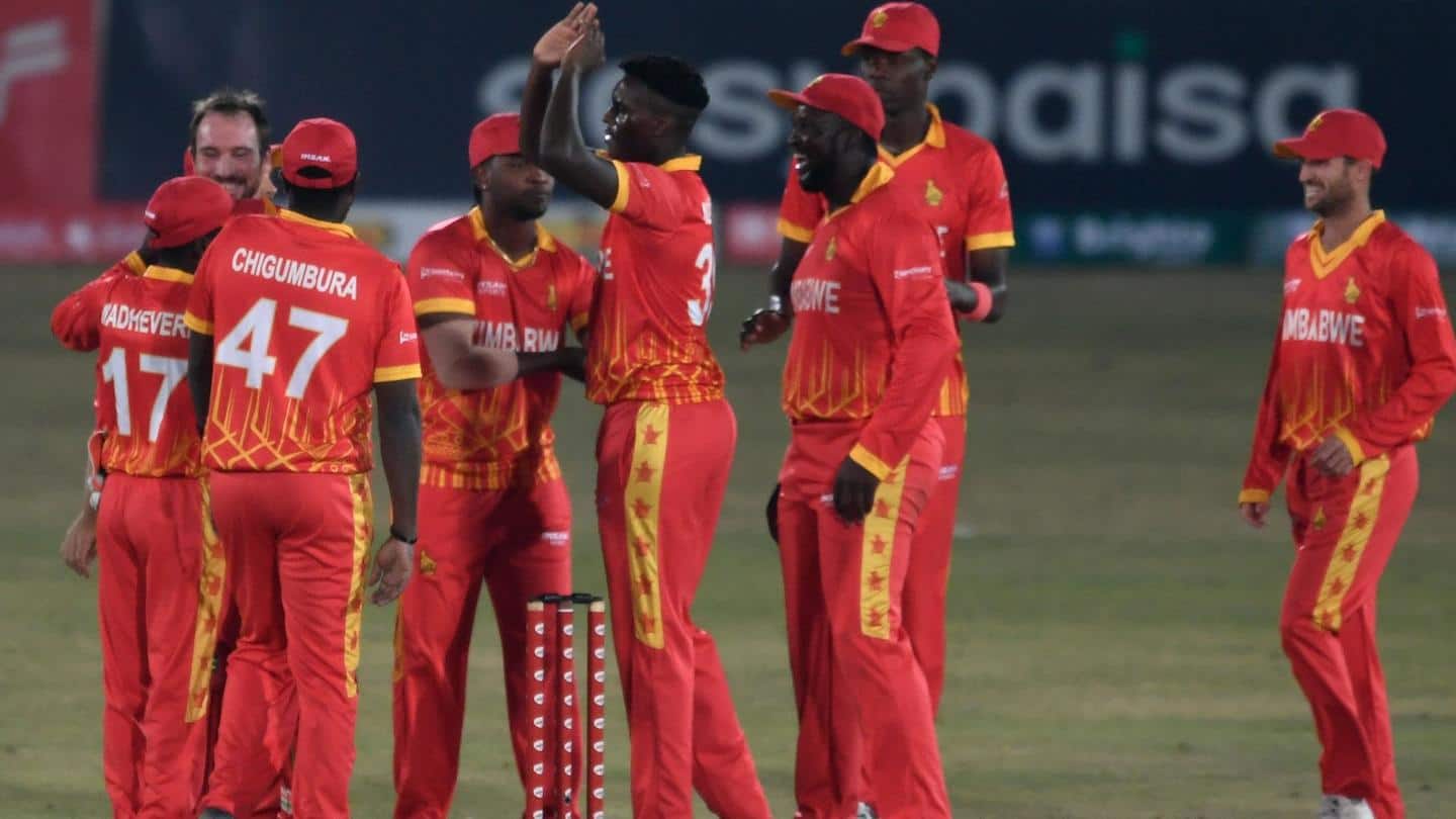 Zimbabwe register first-ever T20I win against Pakistan: Records broken