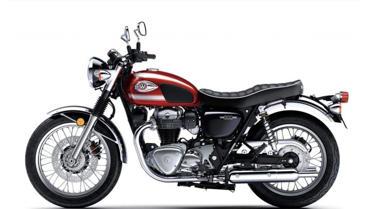 2022 Kawasaki W800 breaks cover in a new color option