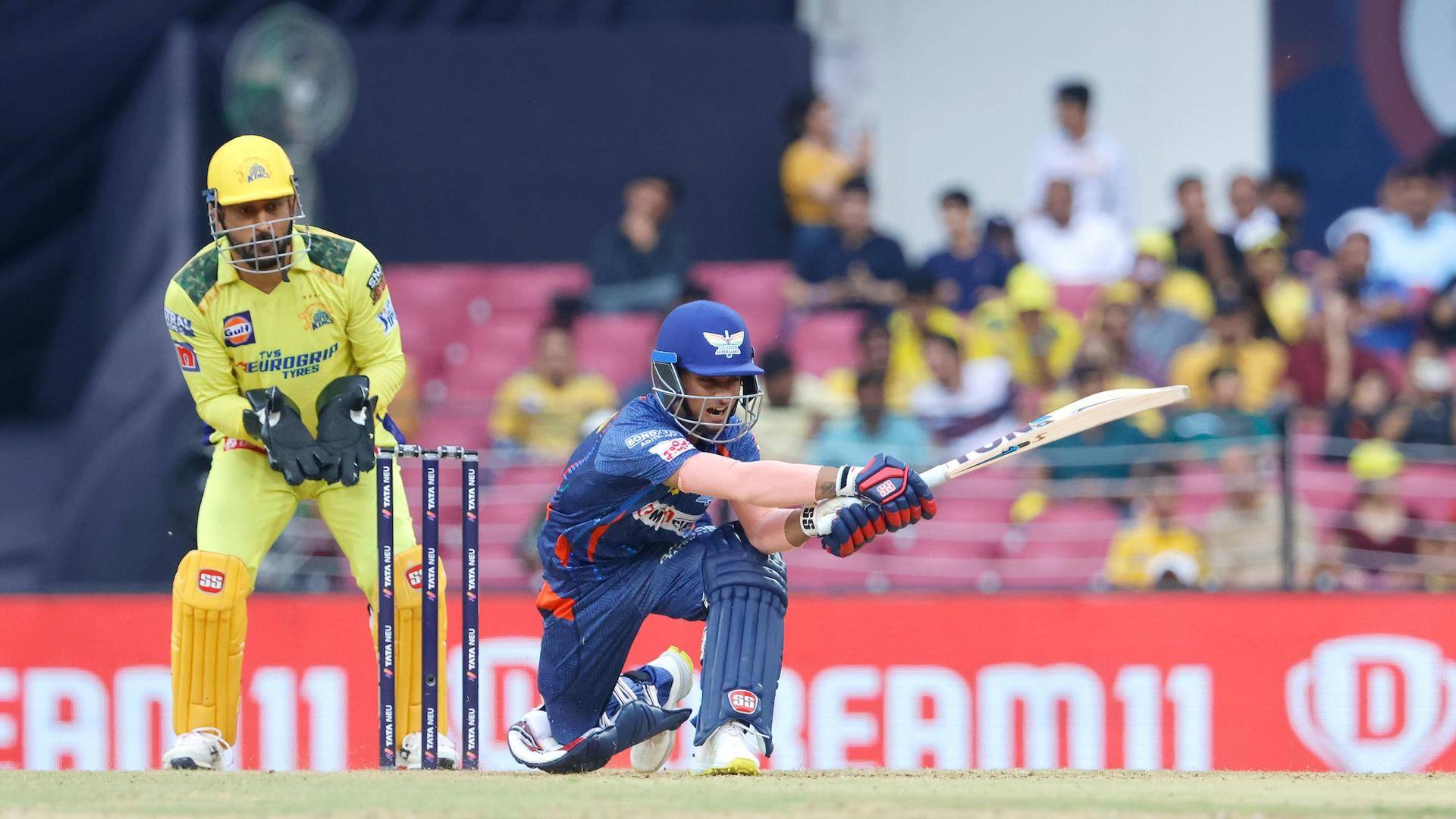 LSG vs CSK: Ayush Badoni slams his career-best IPL score