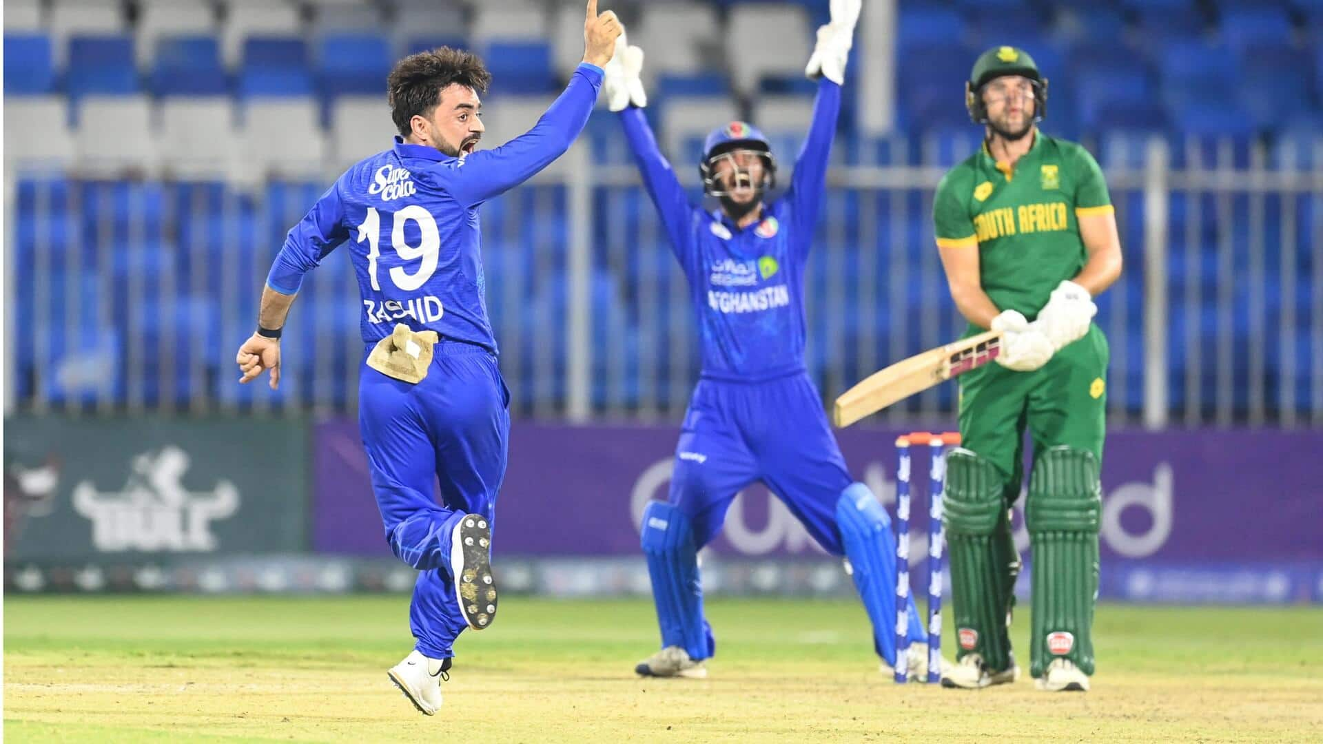 2nd ODI: Afghanistan shatter records with 177-run victory over SA