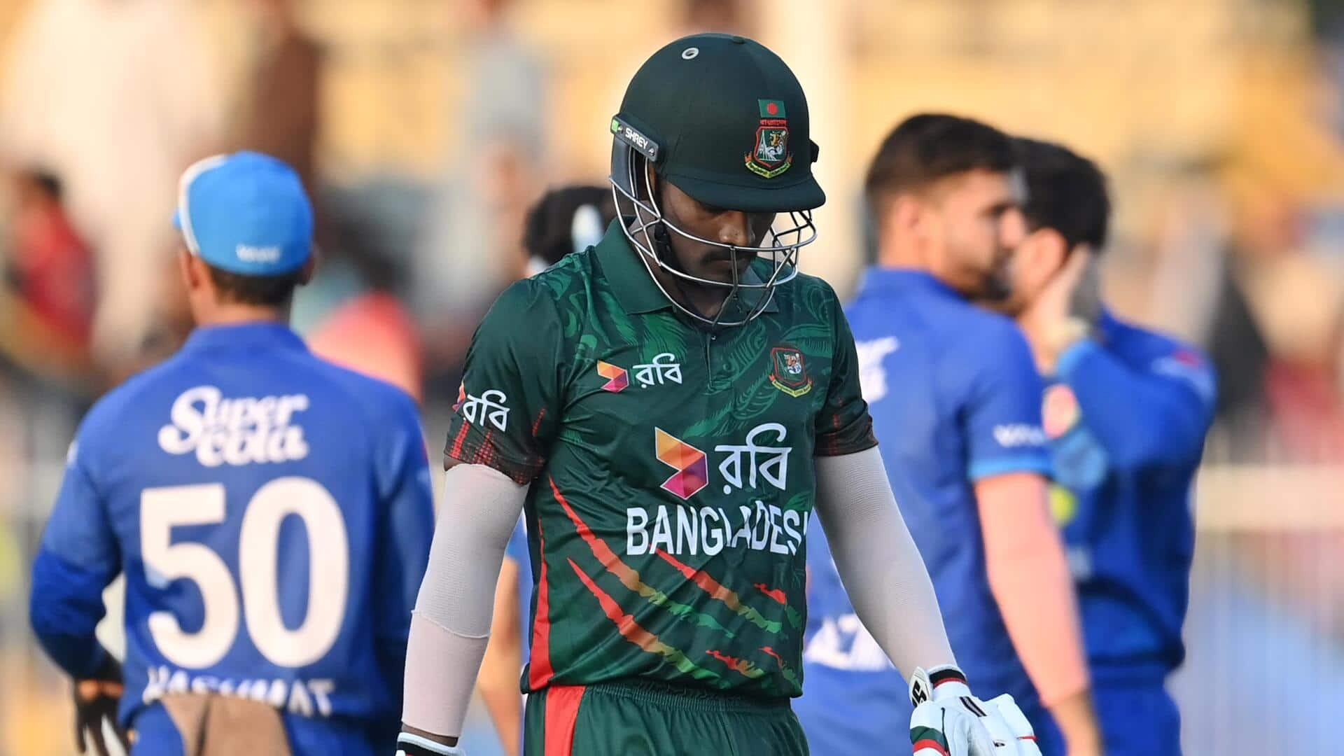 2nd ODI: Najmul Hossain Shanto slams 76-run knock versus Afghanistan