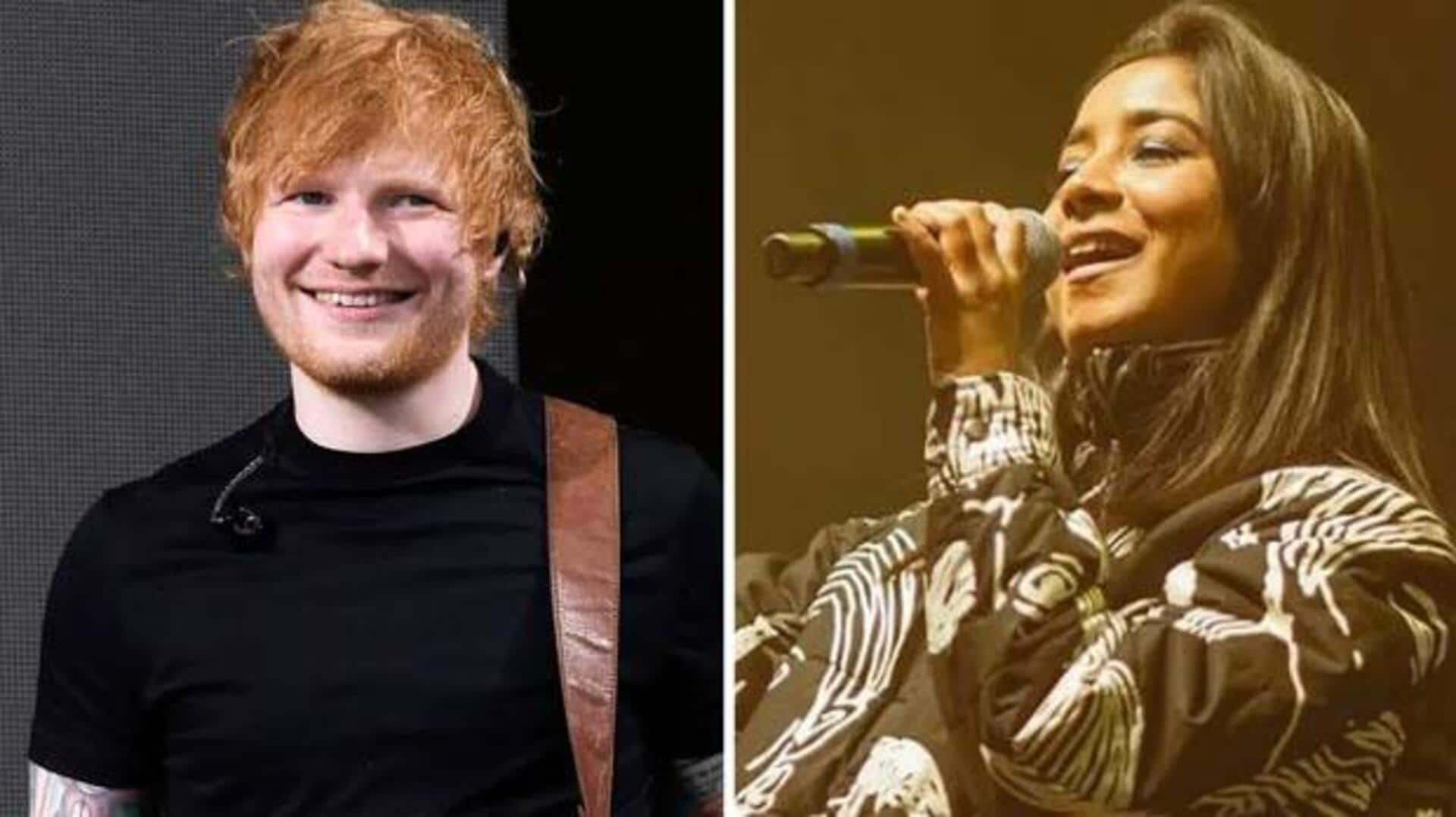 Viral: Ed Sheeran sings Telugu hit 'Chuttamalle' with Shilpa Rao