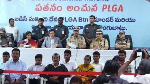 20 Maoists, including commander Badse Sukka, surrender to Telangana police