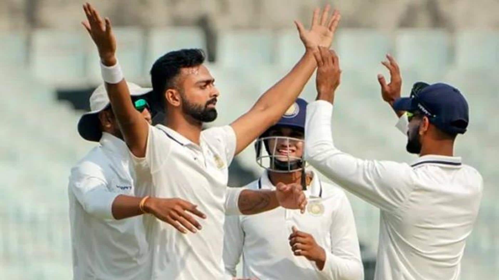 Jaydev Unadkat claims his 22nd five-wicket haul in FC cricket