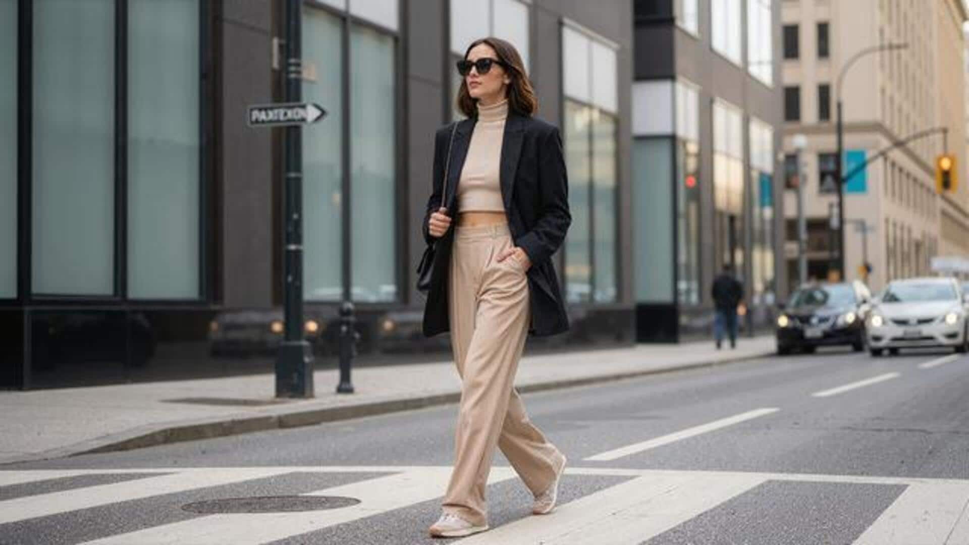 Looking for effortless winter style? Try canvas trousers 