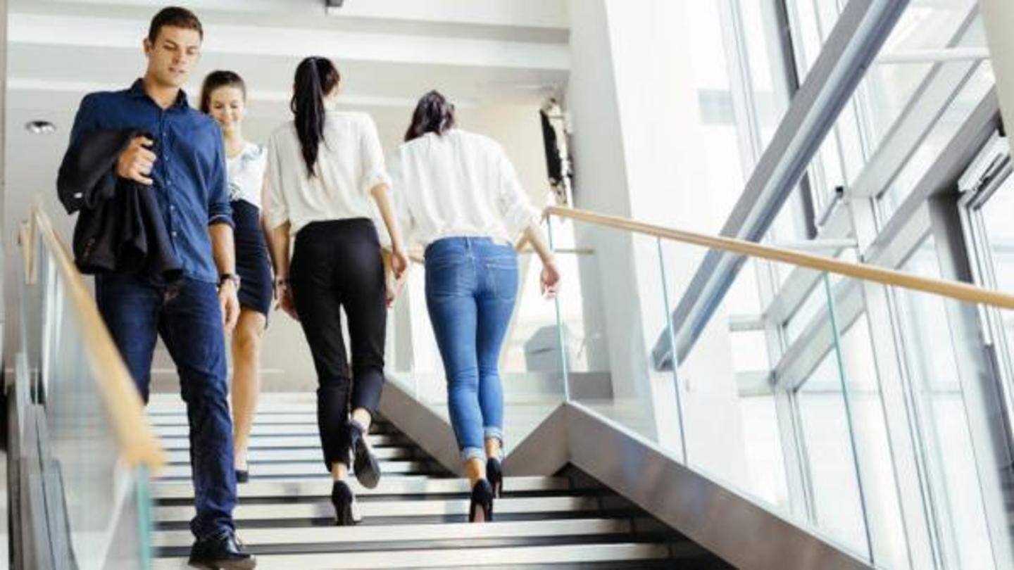Take the steps; walk that extra mile Take the steps; walk that extra mile