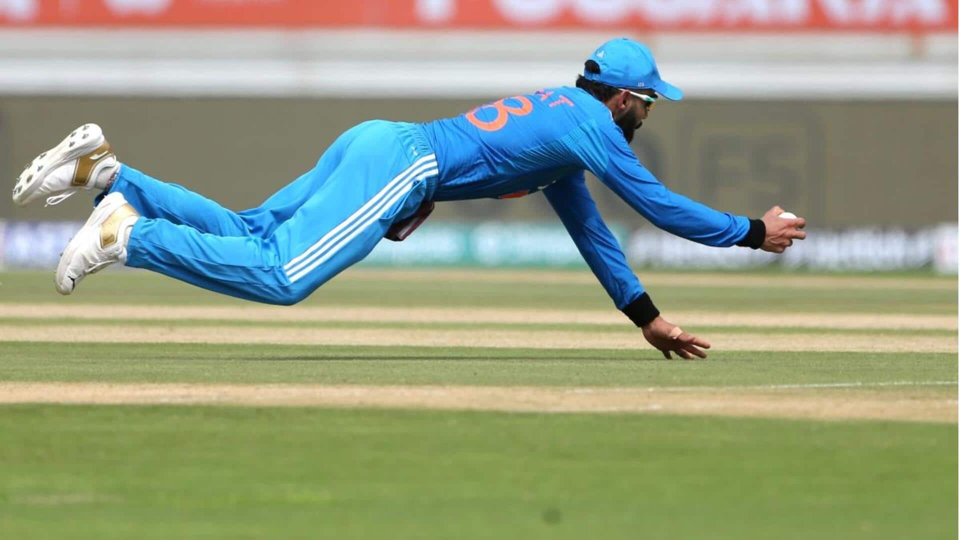 Virat Kohli becomes fourth player to complete 150 ODI catches