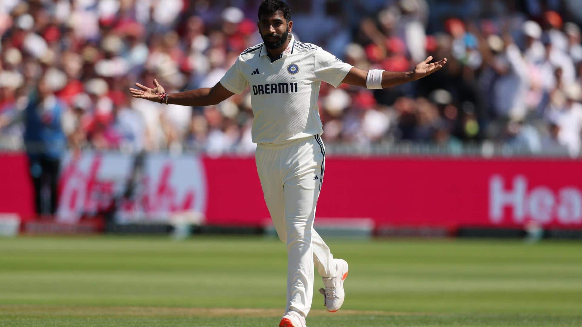 Jasprit Bumrah registers his 15th five-wicket haul in Tests: Stats Jasprit Bumrah registers his 15th five-wicket haul in Tests: Stats