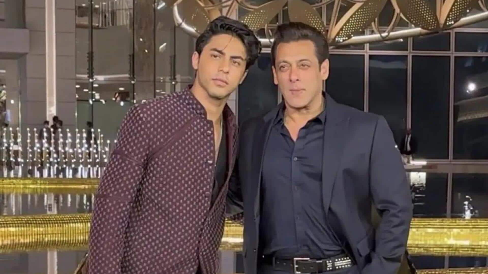 Salman Khan gushes about Aryan's 'Bads of Bollywood' Salman Khan gushes about Aryan's 'Bads of Bollywood'