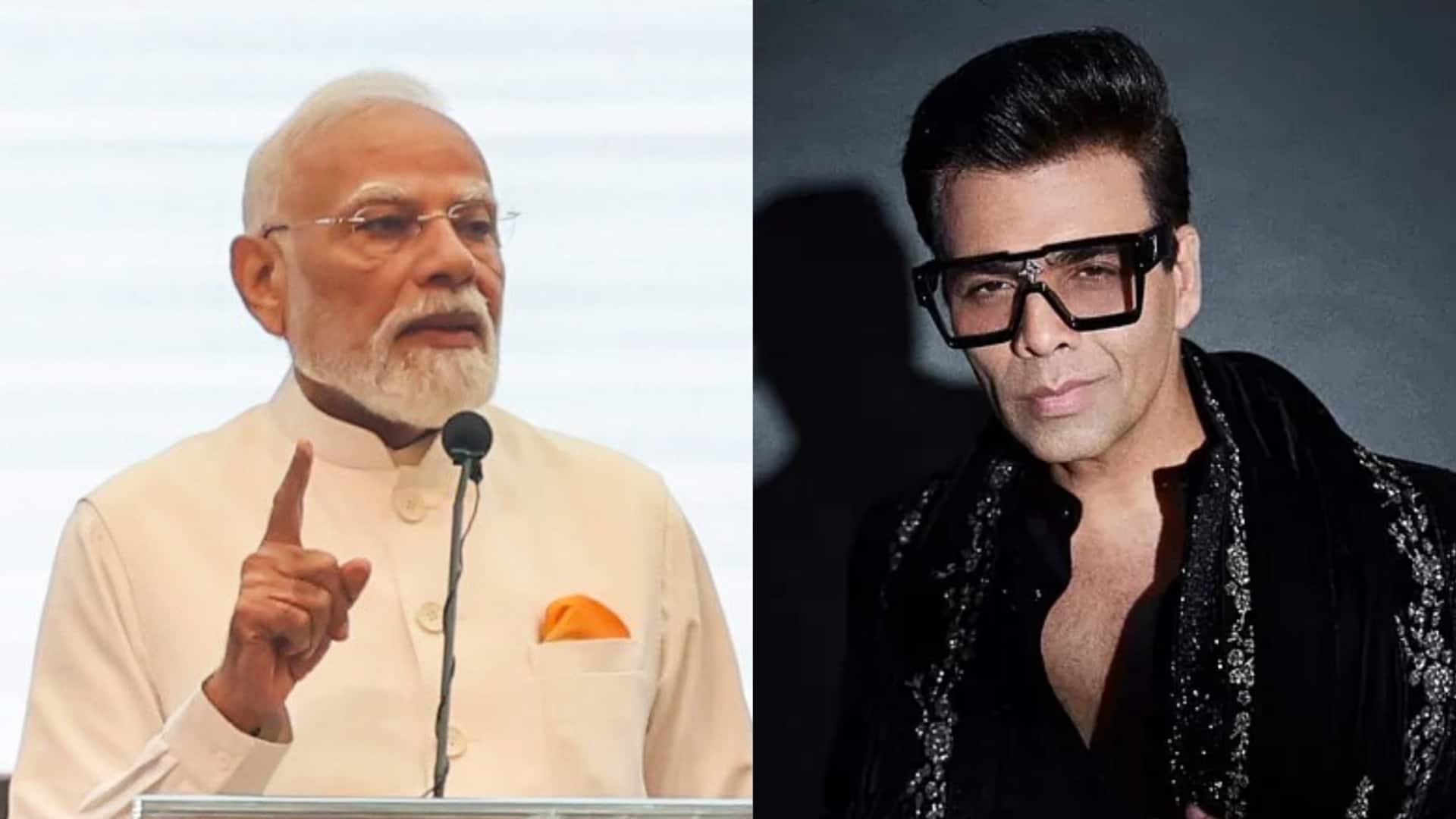 Karan Johar reacts to PM Modi's 'Kuch Kuch...' reference