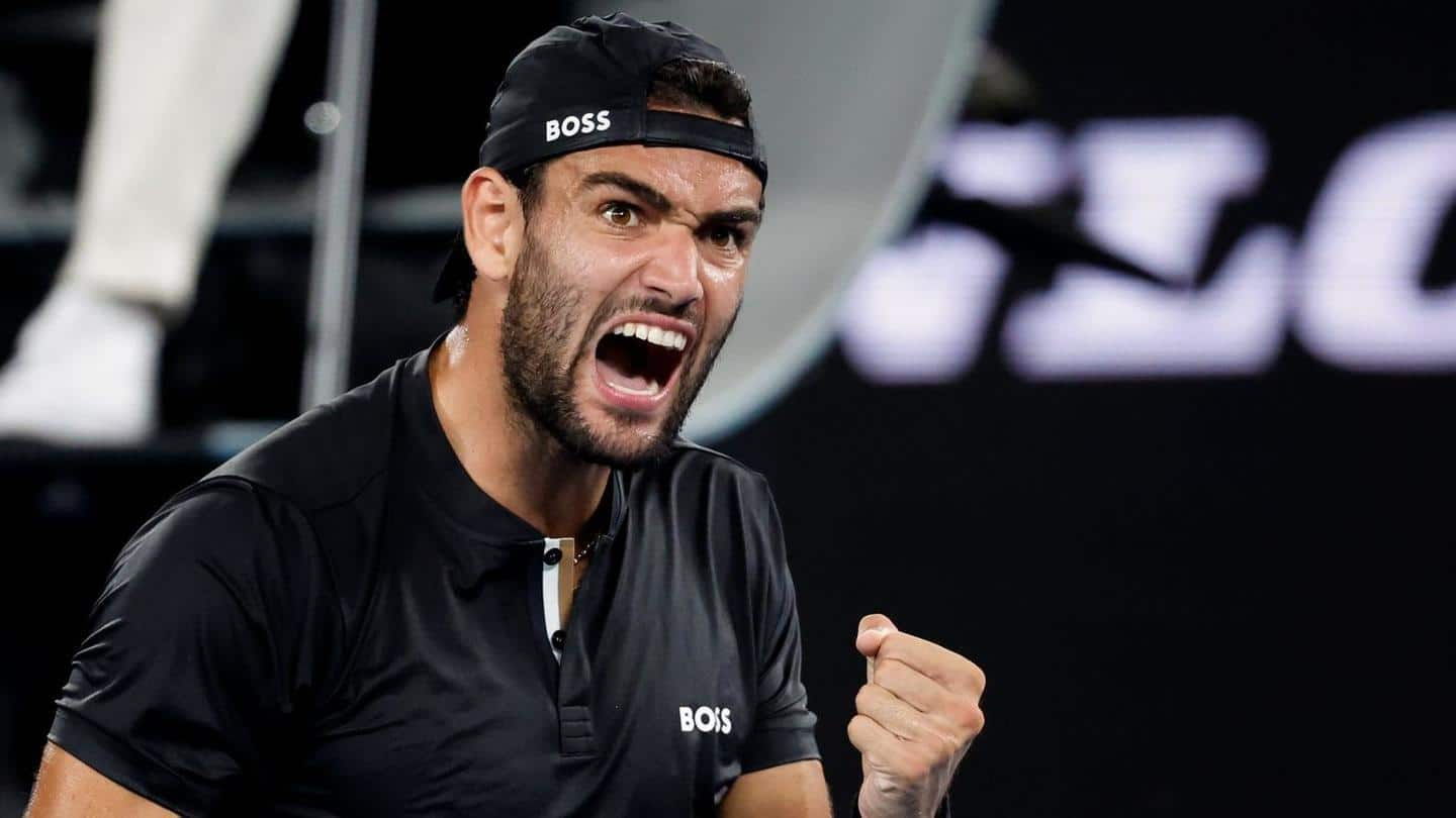 Swiss Open: Matteo Berrettini overcomes Pedro Martinez, reaches semi-finals