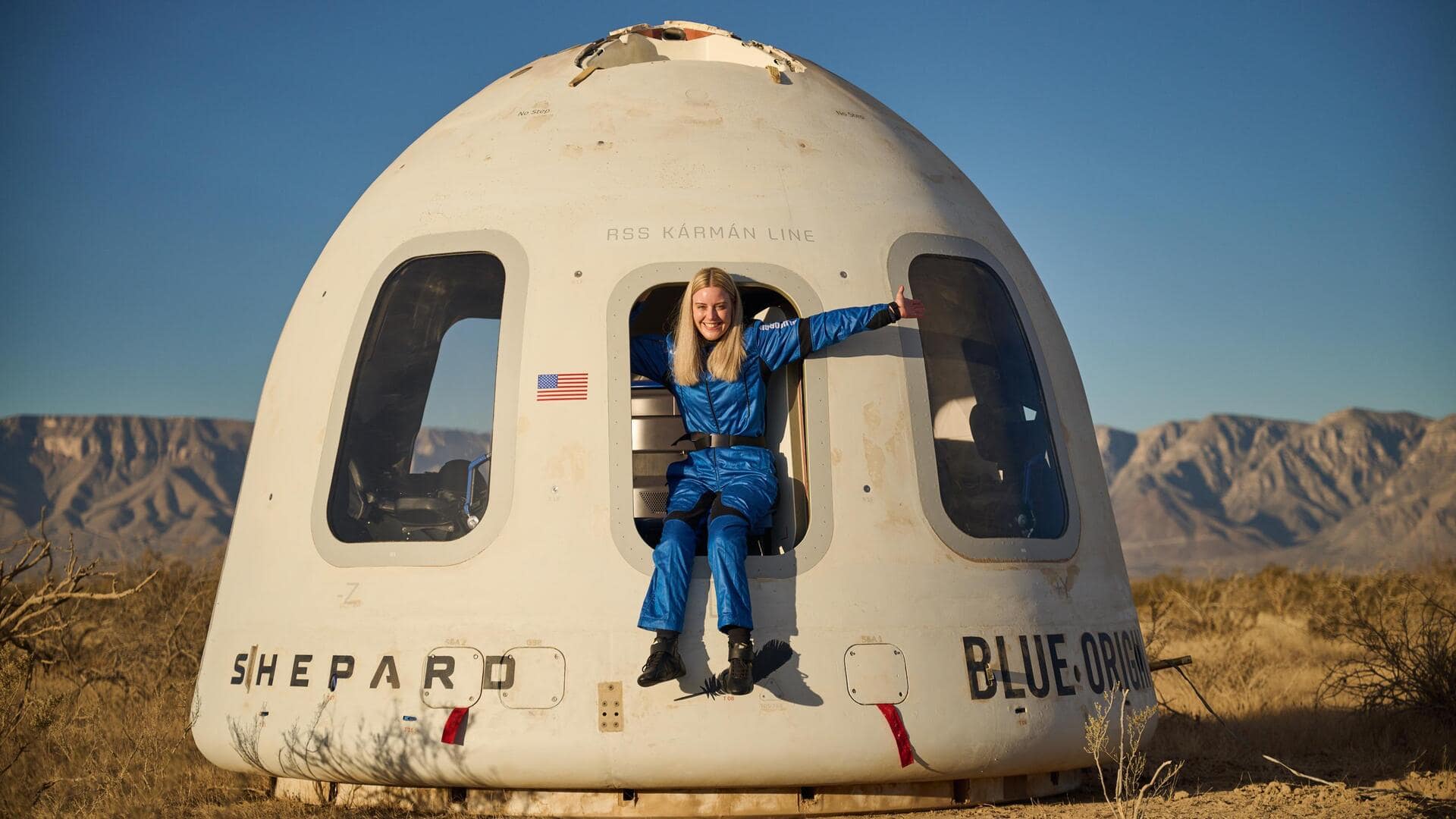 A wheelchair user reaches space for the first time