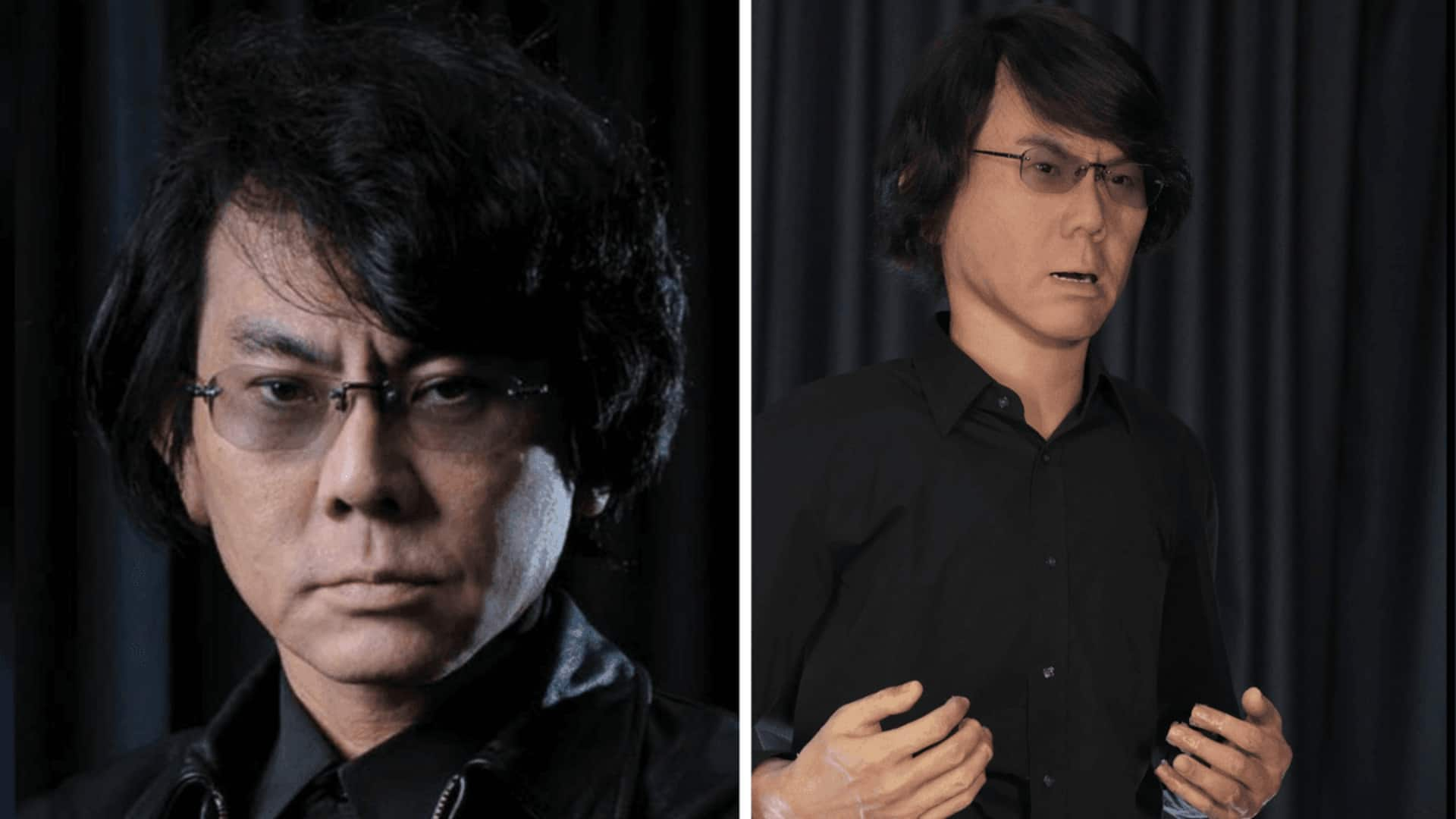 Japanese inventor creates robotic clone of himself, featuring similar expressions