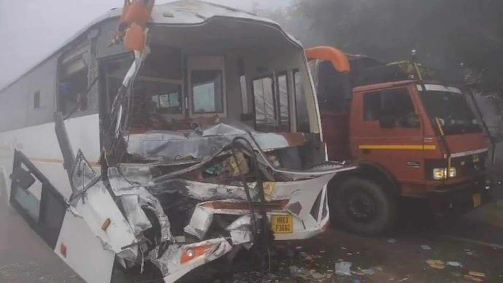 Haryana: 2 accidents reported due to dense fog, several injured
