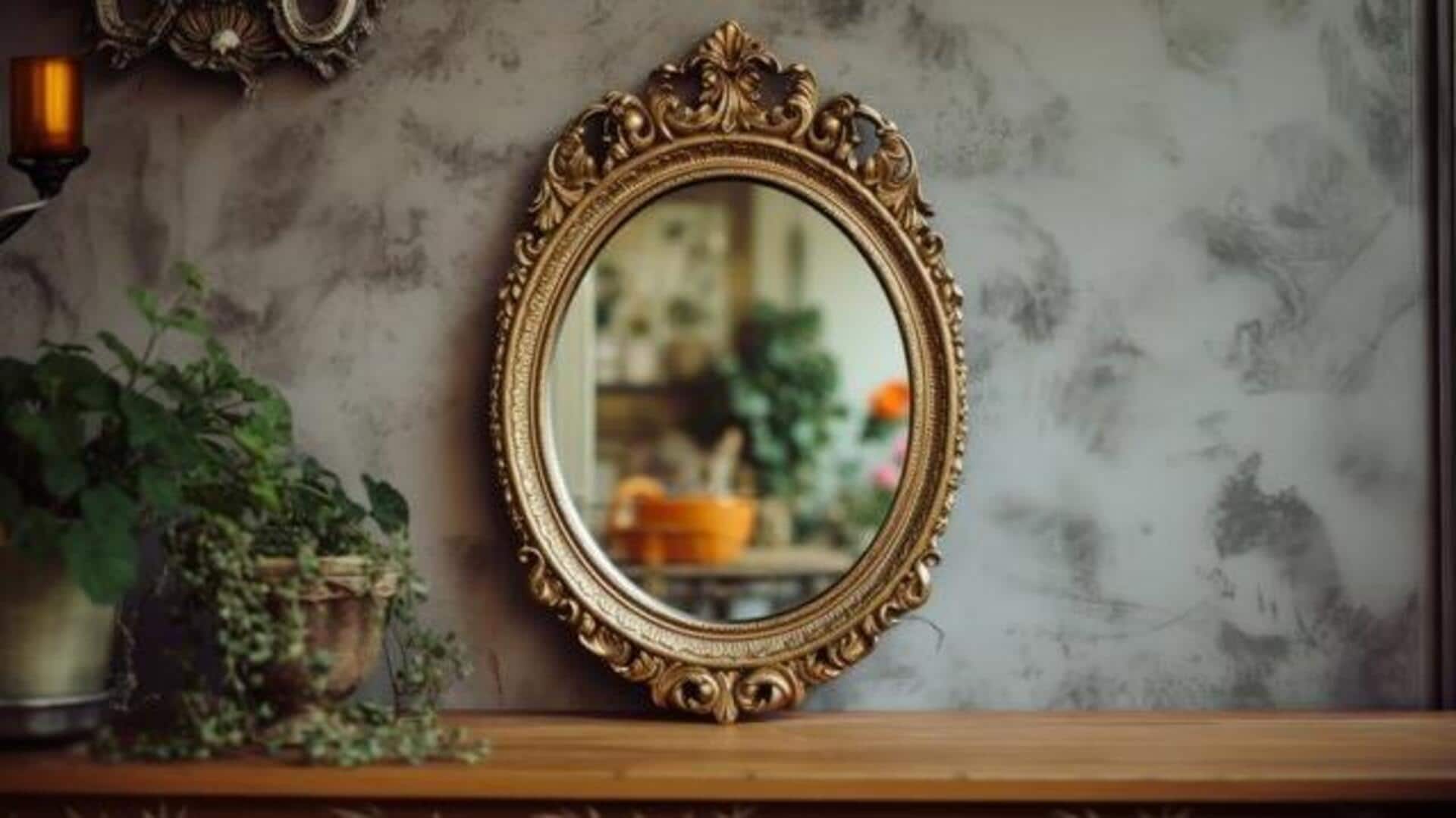 Transform your mirrors with beautiful wood inlay designs 