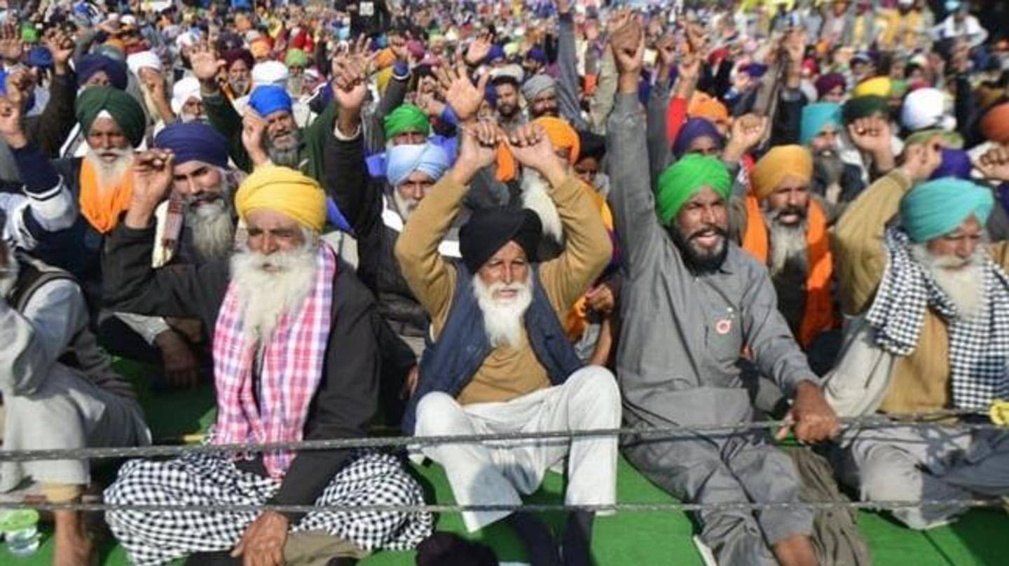 100th day of the farmers' protests at Delhi's borders 100th day of the farmers' protests at Delhi's borders